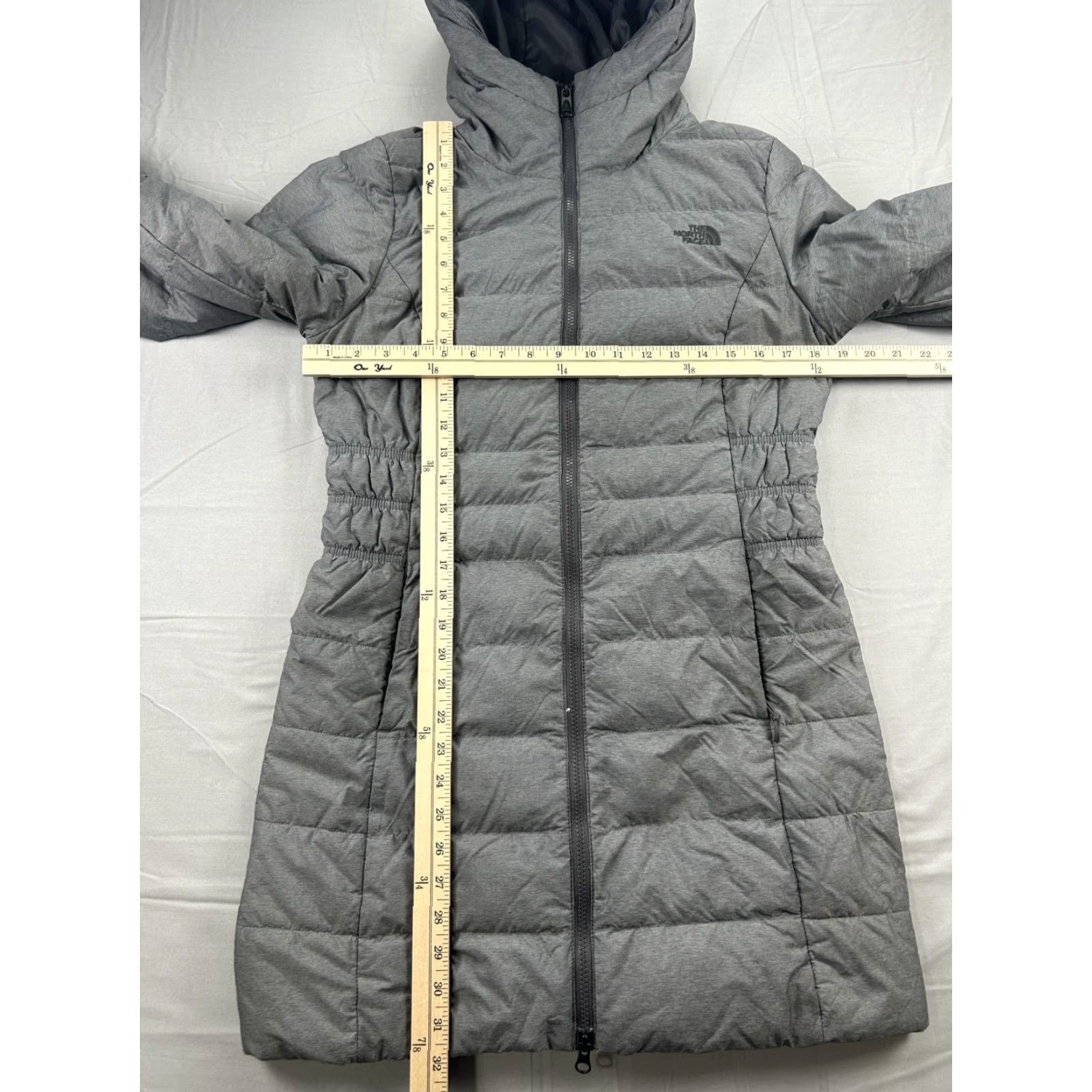 The North Face The North Face Coat Womens S Gray 550 Down Long Puffer Parka Hooded Kinder? Size S / US 4 / IT 40 - 6 Thumbnail