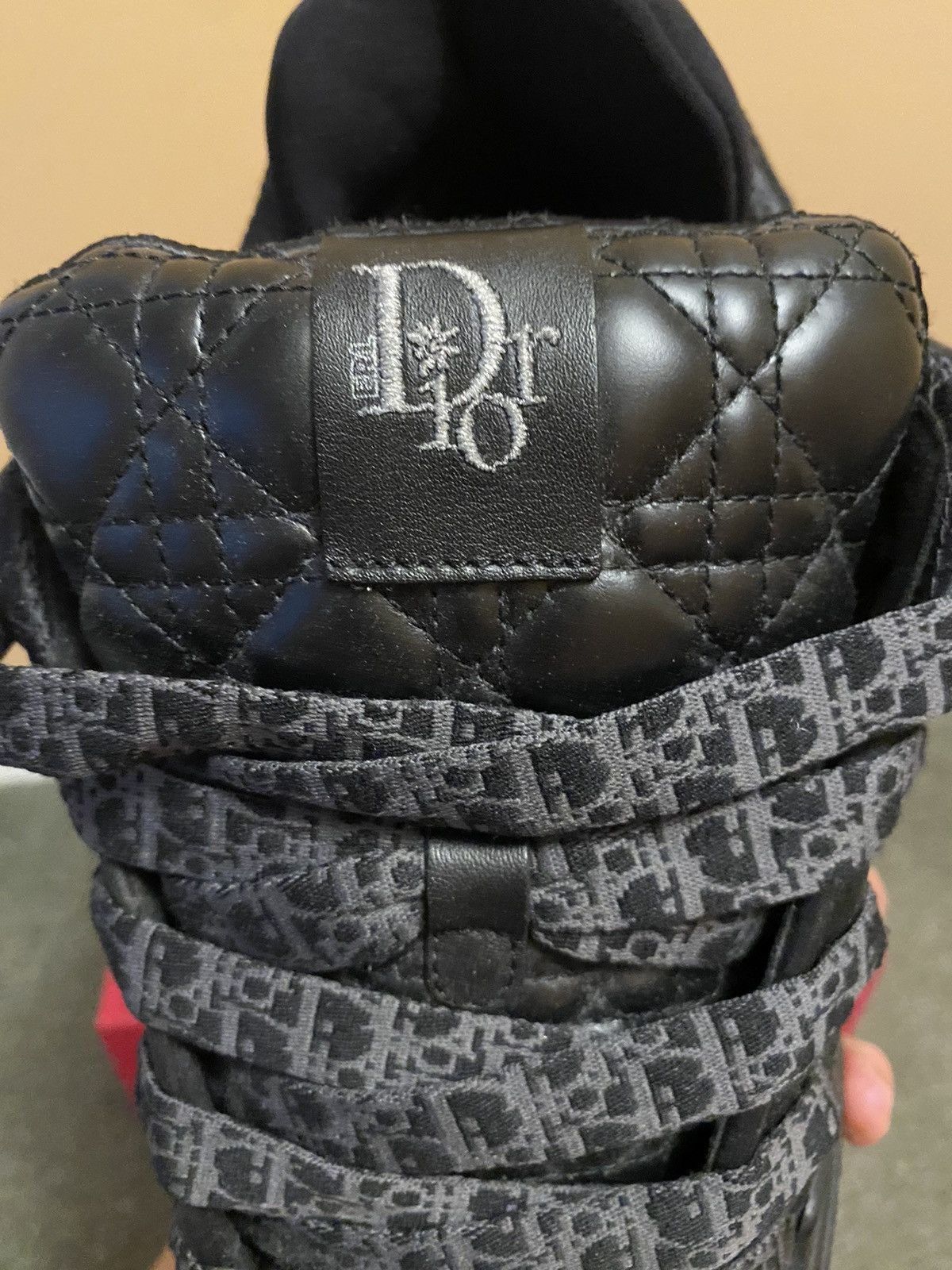 Dior Dior ERL B9S Black Quilted Cannage Calfskin Size US 10 / EU 43 - 6 Thumbnail