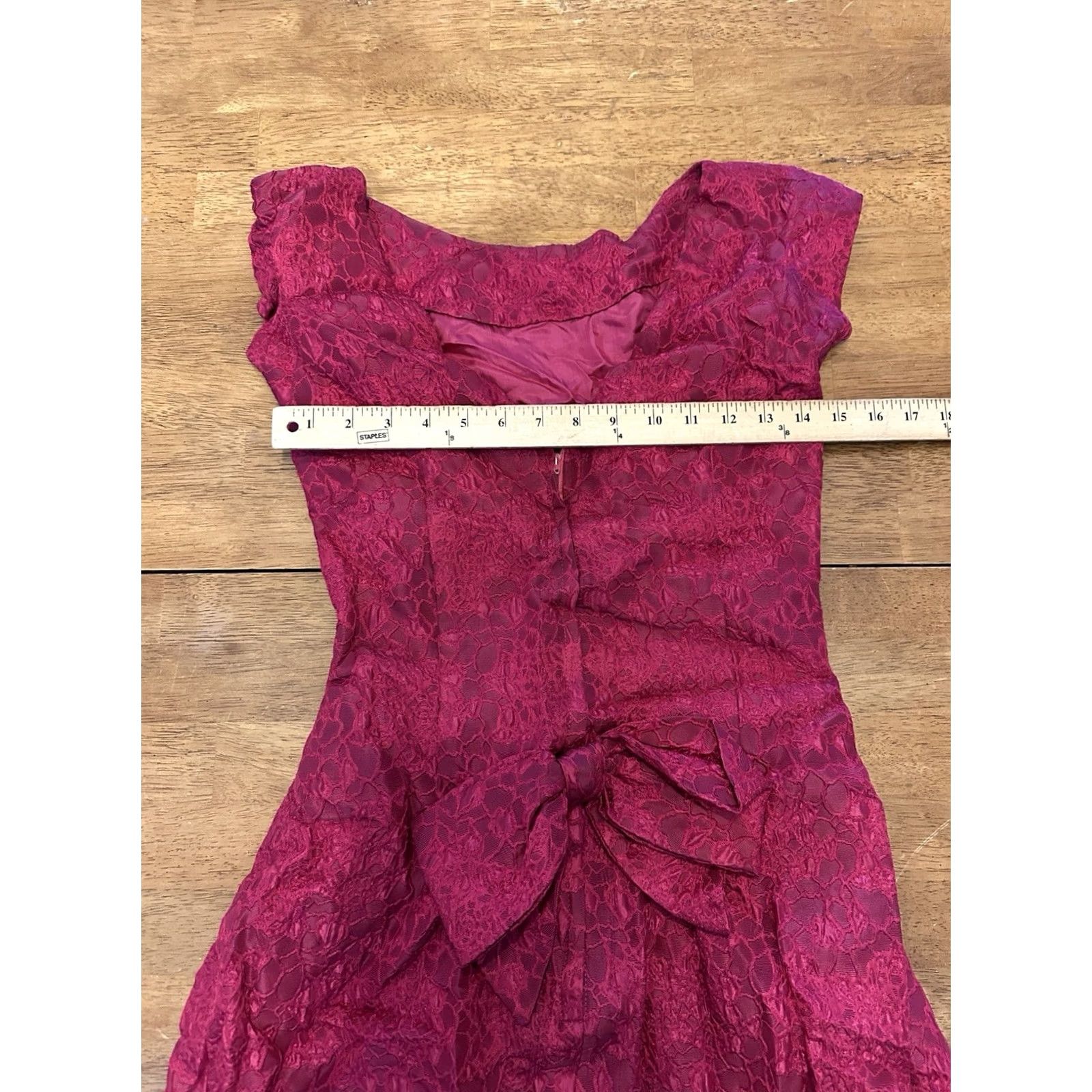 Pinko VINTAGE Elis Porter Pink Dress 60s 70s Talon See Measurements S/M Size 4XL / US 24-26 - 7 Thumbnail