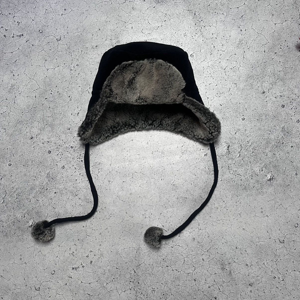 If Six Was Nine × Japanese Brand Vintage Fur Hat With Ear Flaps Winter Kim Kardashian Style Size ONE SIZE - 3 Thumbnail