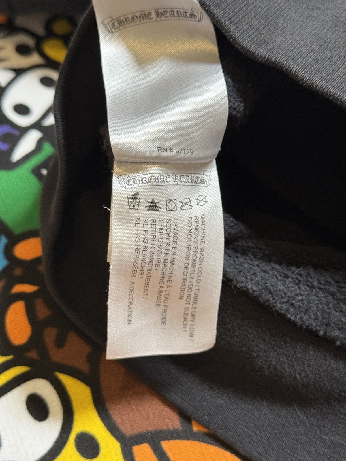 Chrome Hearts Chrome Hearts Black/Blue Online Exclusive Pullover Hoodie Size US L / EU 52-54 / 3 - 10 Thumbnail
