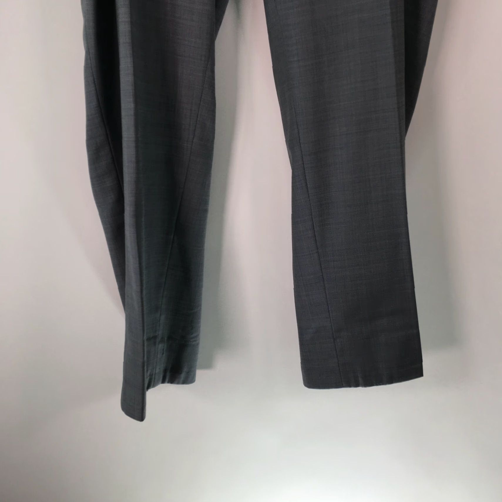 Vintage Gray Dress Pants 40 Regular Fit Flat Front Stretchable Breathable Men's Workwear Size US 40 / EU 56 - 4 Thumbnail