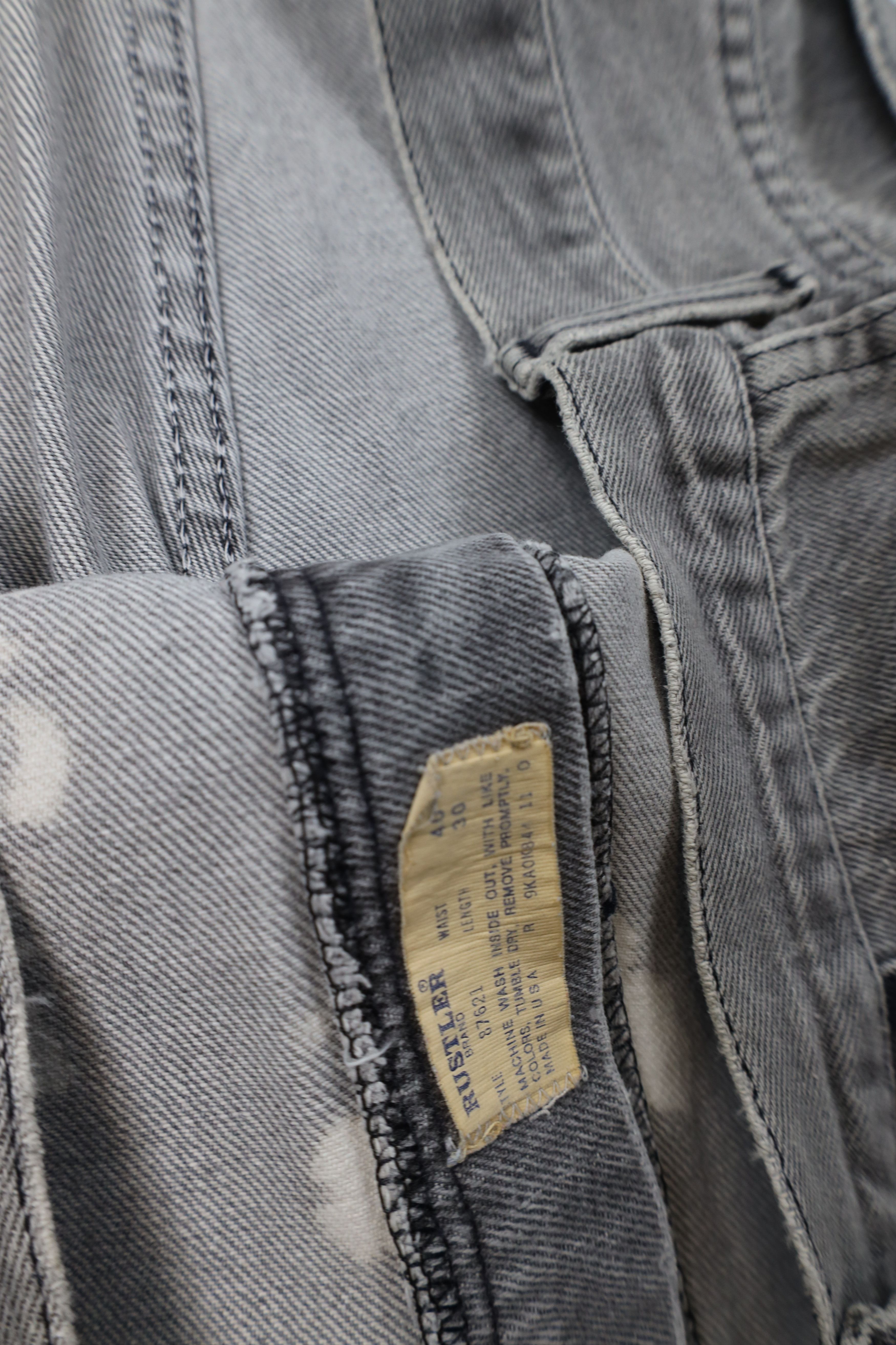 Vintage Vintage 80s 90s Streetwear Wide Leg Denim Jeans Gray USA Size US 40 / EU 56 - 10 Thumbnail