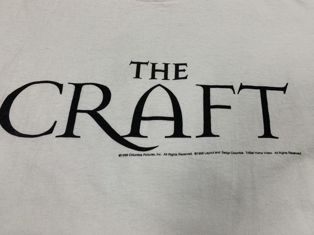 Vintage Vintage 1996 The Craft T-Shirt Size L White 90s Movie Tee Size US XL / EU 56 / 4 - 3 Thumbnail
