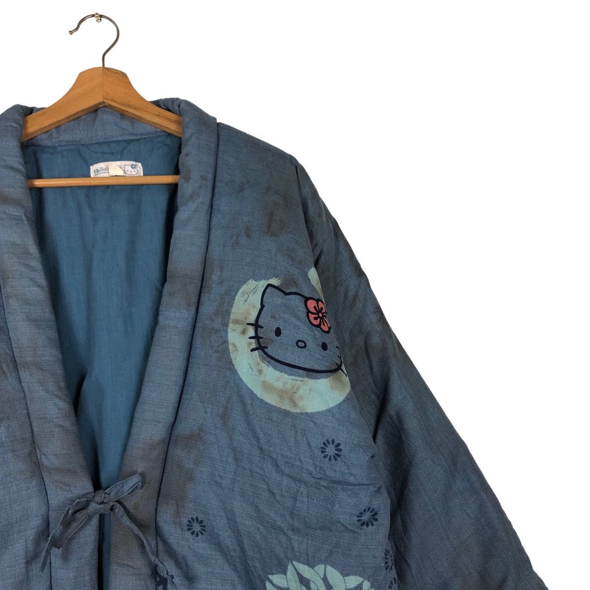 Cartoon Network 🔥Vintage Long Kimono Traditional Japanese Hello Kitty Big Size US L / EU 52-54 / 3 - 6 Thumbnail