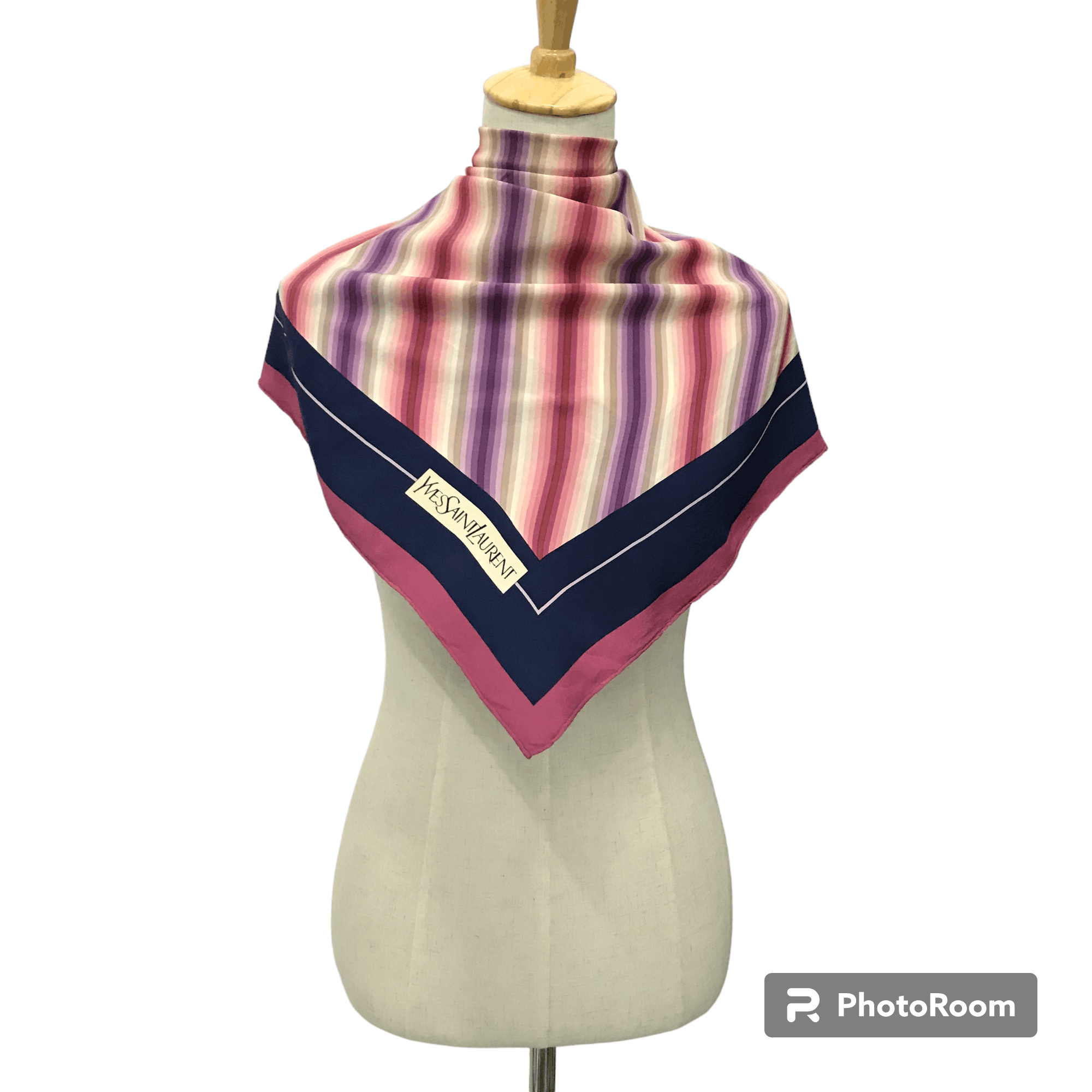 Yves Saint Laurent Vintage Yves Saint Laurent Silk Scarf M14 Size ONE SIZE - 1 Thumbnail