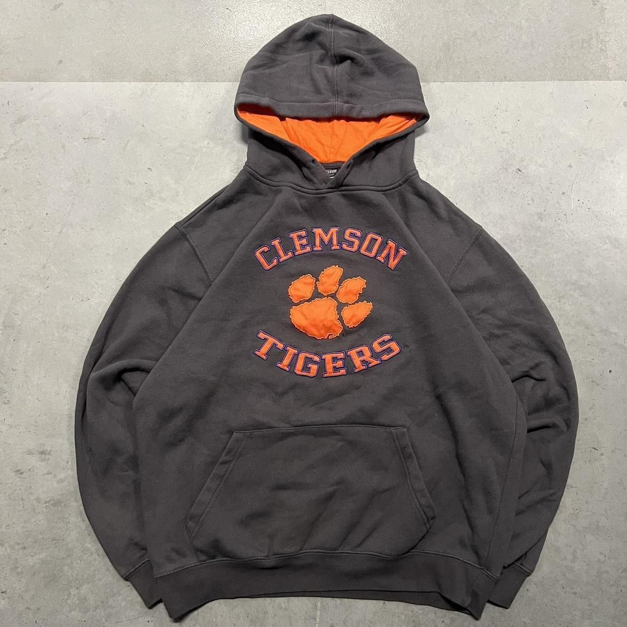 Vintage Crazy Vintage Y2K/2000s High Quality Clemson university Tigers Collegiate Hoodie With a nice fade! Size US L / EU 52-54 / 3 - 1 Thumbnail