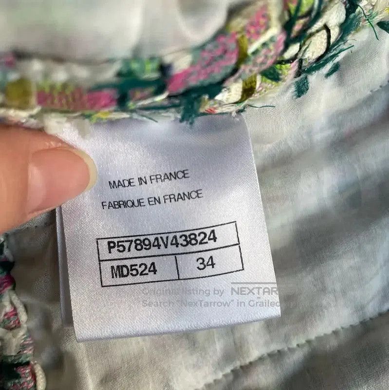 Chanel Chanel Green Women's Jacket Size XS . Size XS / US 0-2 / IT 36-38 - 4 Thumbnail