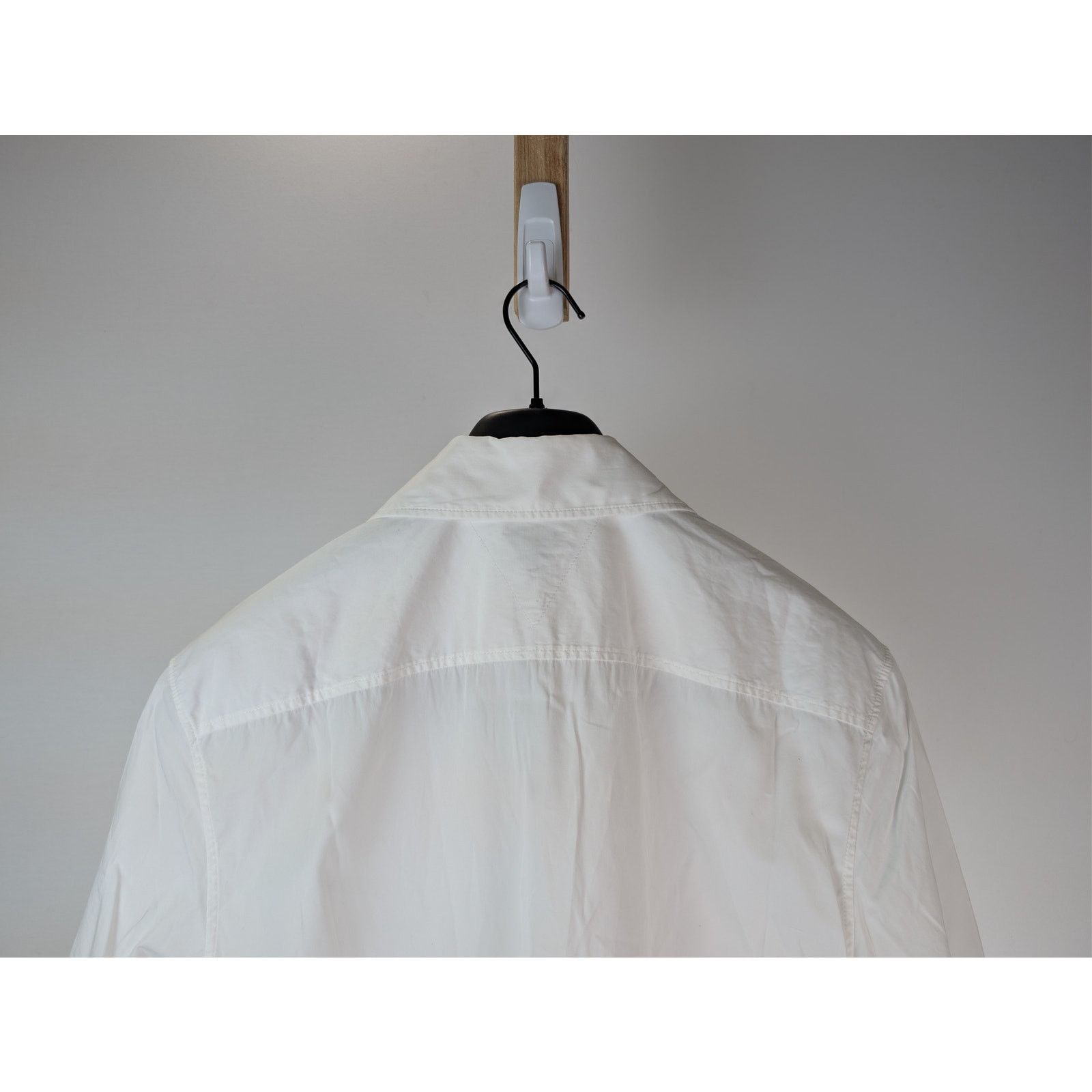Bottega Veneta o1rshd1 Compact Cotton Button-Up Shirt in Optic White Size US S / EU 44-46 / 1 - 11 Thumbnail