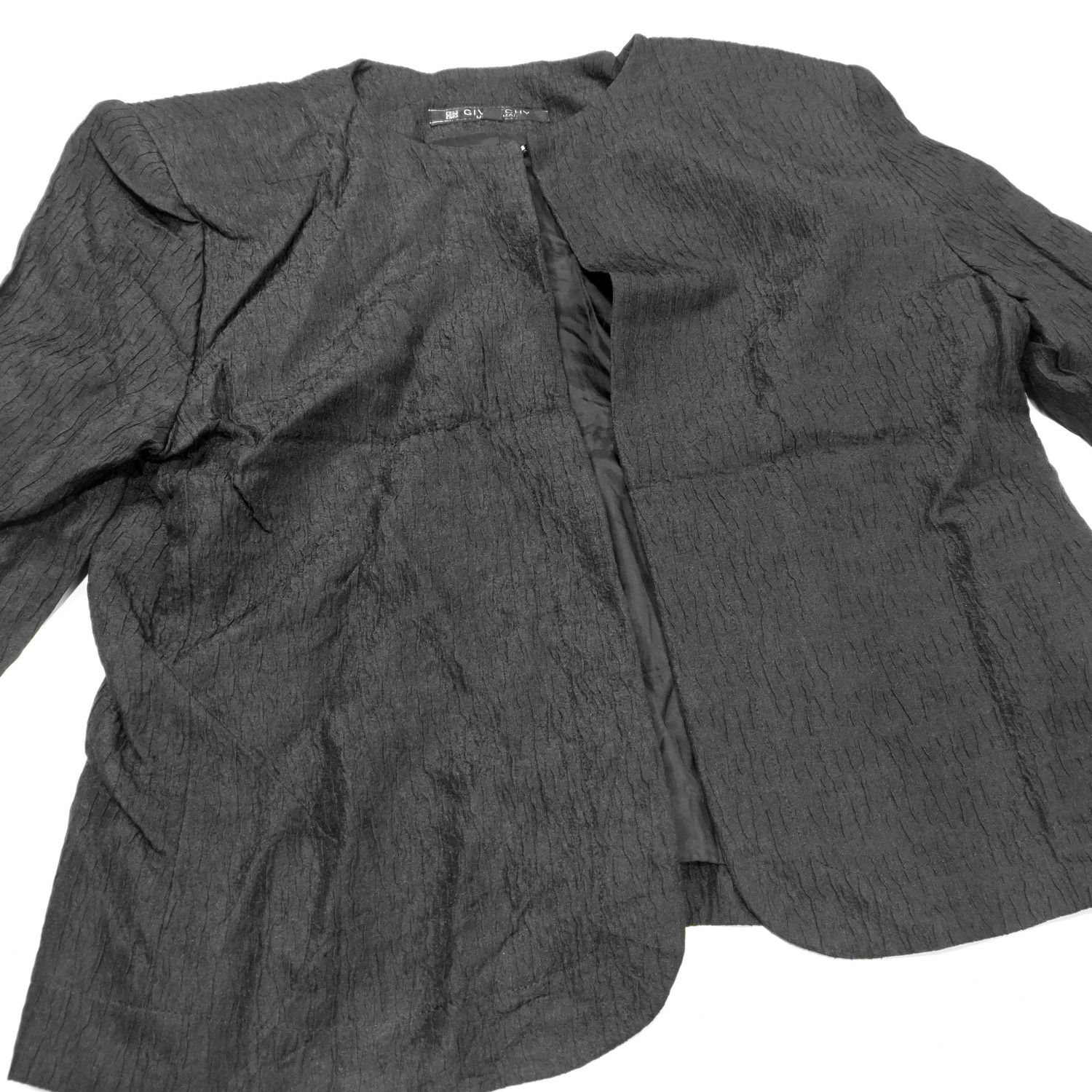Givenchy GIVENCHY HI FORMAL COLLARLESS SILK CLIP CLOSURE JACKET Size L / US 10 / IT 46 - 7 Thumbnail