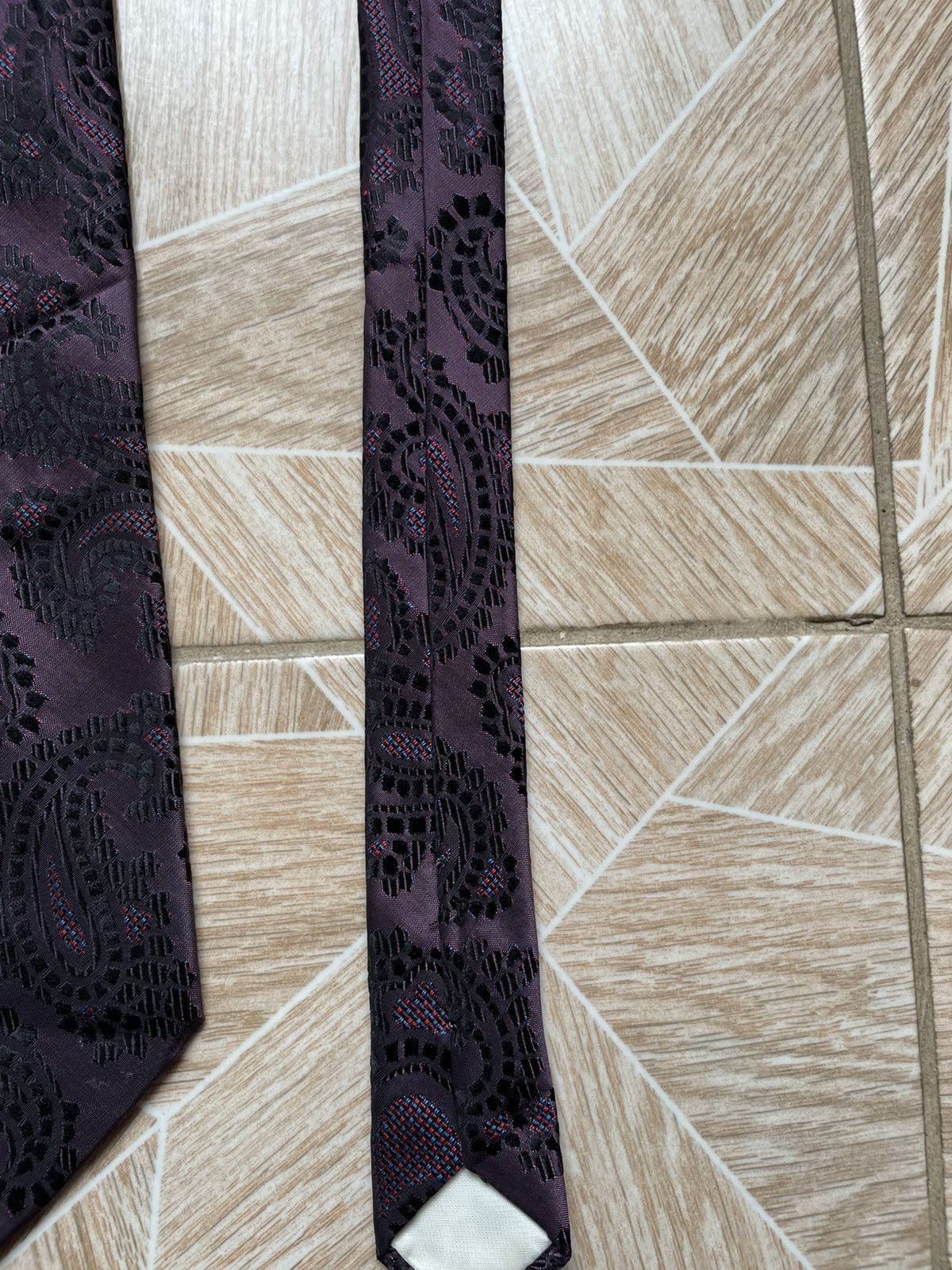 Designer × Lanvin Lanvin Paris Designer Made In France Multi Color Silk Tie Size ONE SIZE - 6 Thumbnail