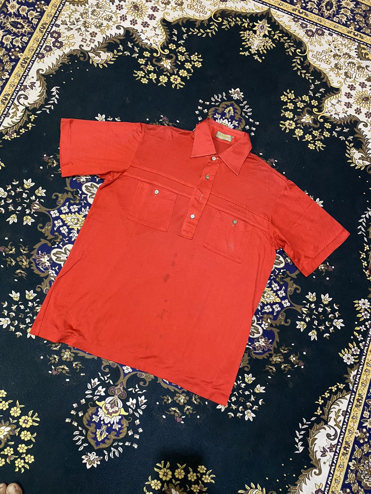 Yves Saint Laurent 🚨Last Drop🚨70s Vtg Yves Saint Laurent Polo Shirt Size US M / EU 48-50 / 2 - 2 Thumbnail