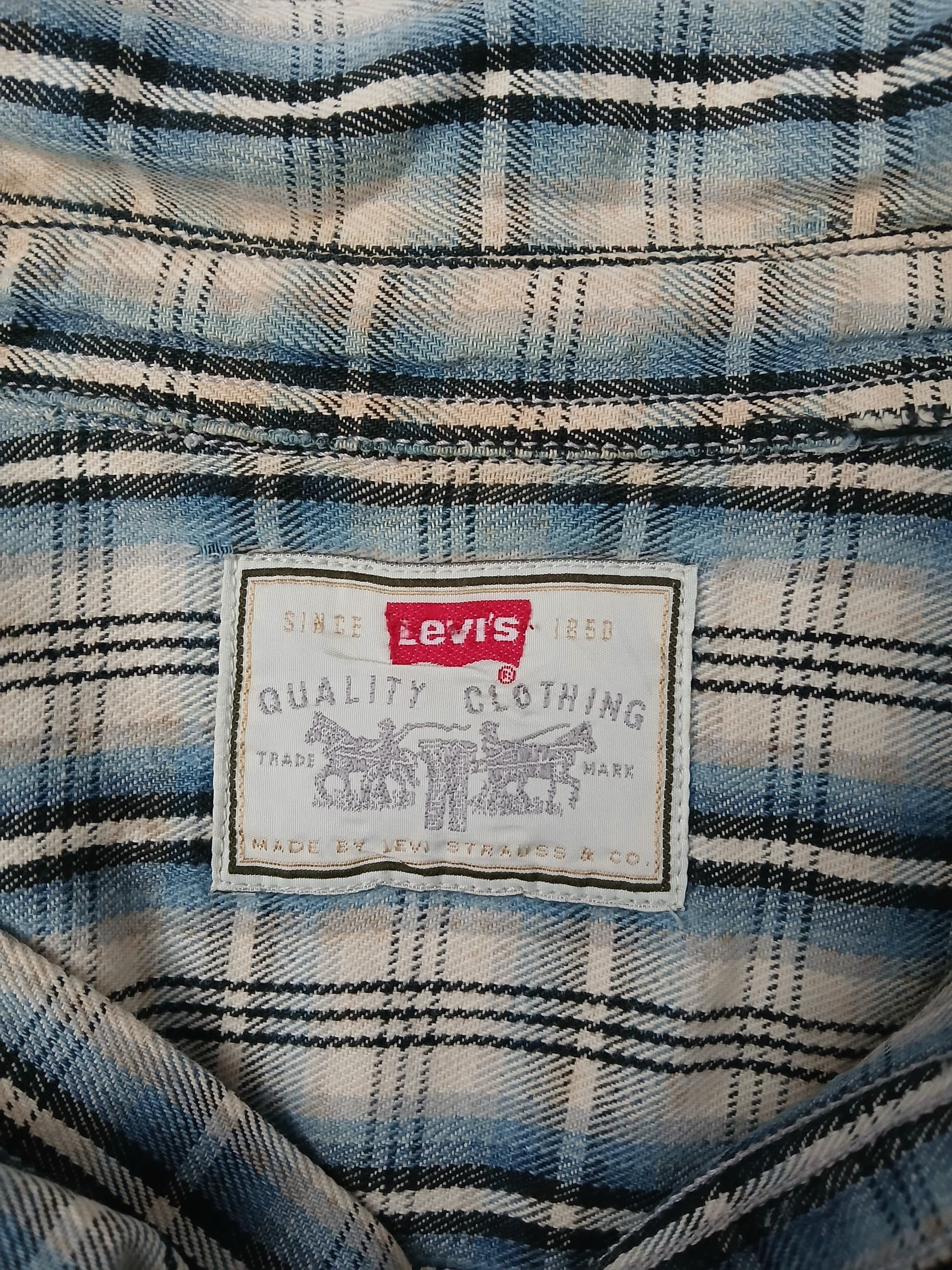 Levi's Vintage Clothing Vintage Levis Plaid Shirt Long Sleeve Full Button Up Size US XL / EU 56 / 4 - 3 Thumbnail