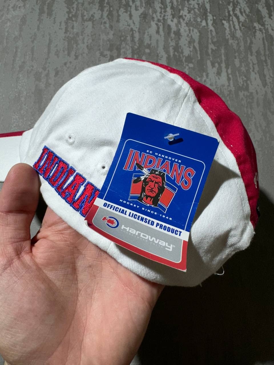 NHL NEW Vintage 2012 indians hannover Hat official NHL Size ONE SIZE - 3 Thumbnail