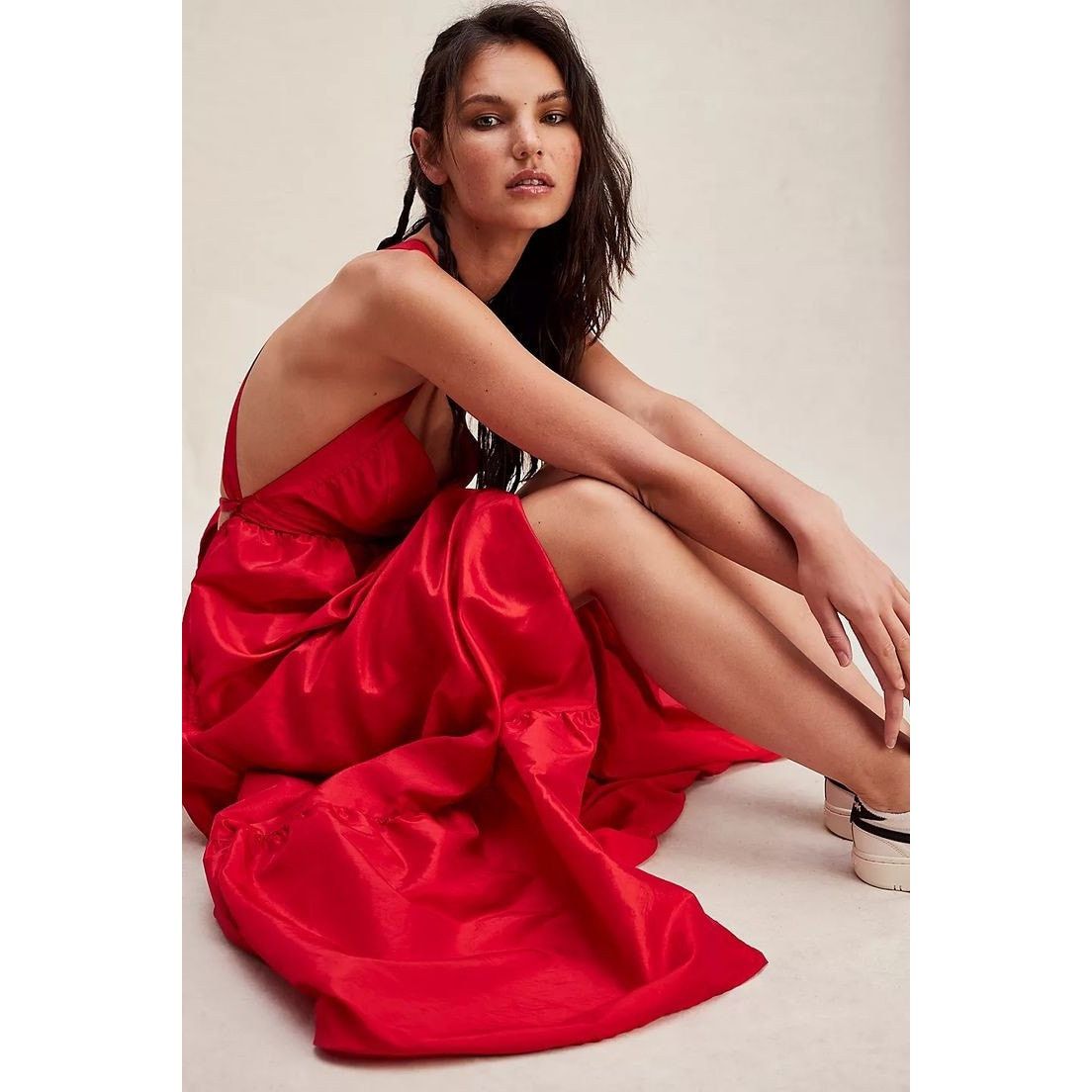 Free People New Free People Isabel Maxi Dress $250 X-SMALL Black GOWN Size L / US 10 / IT 46 - 1 Thumbnail