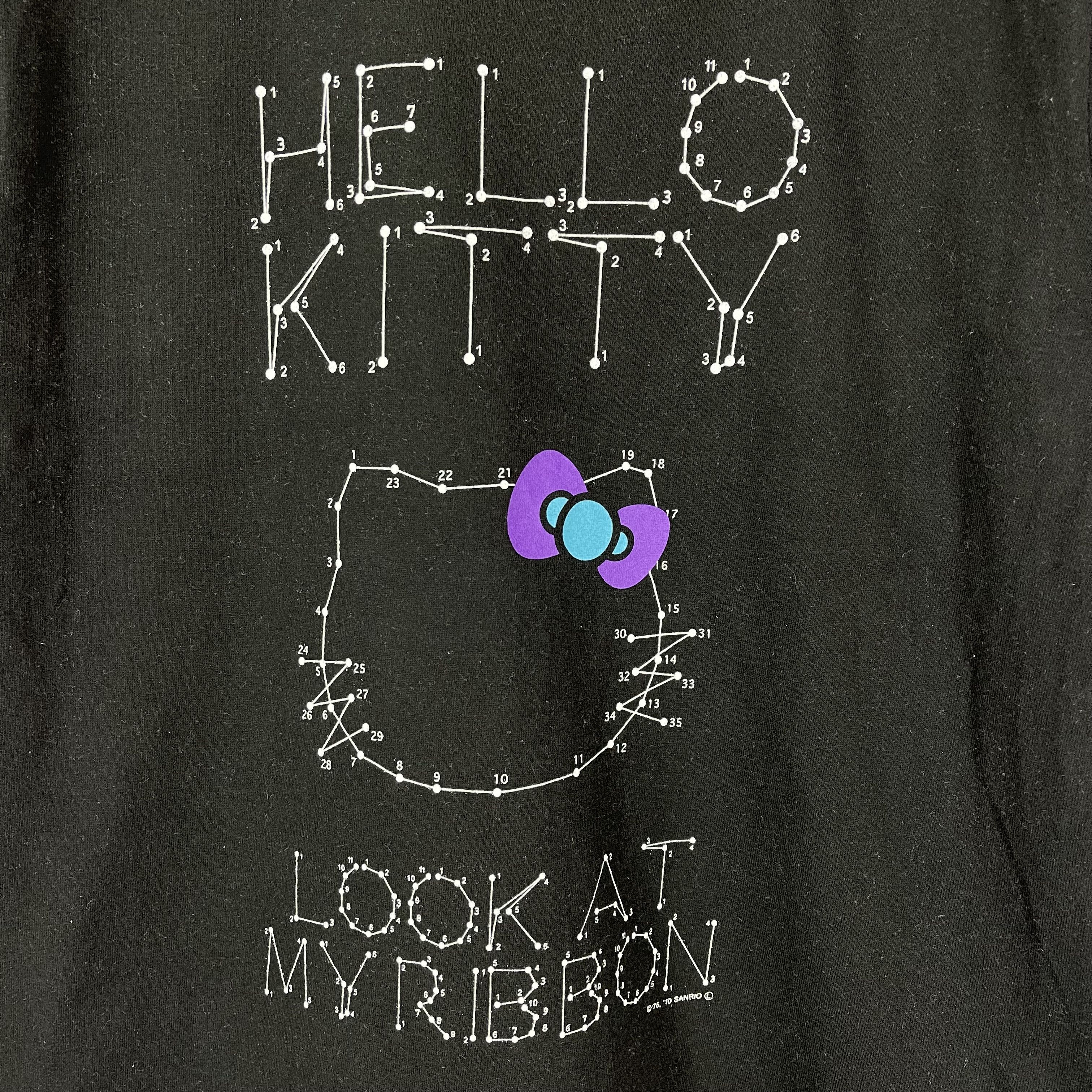 Japanese Brand HELLO KITTY SANRIO Crew Neck T Shirt #1302/AS Size US S / EU 44-46 / 1 - 2 Thumbnail