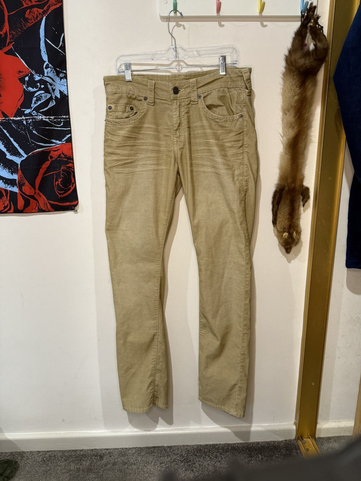 True Religion TRUE RELIGION Corduroy Pants Beige Size US 32 / EU 48 - 2 Thumbnail