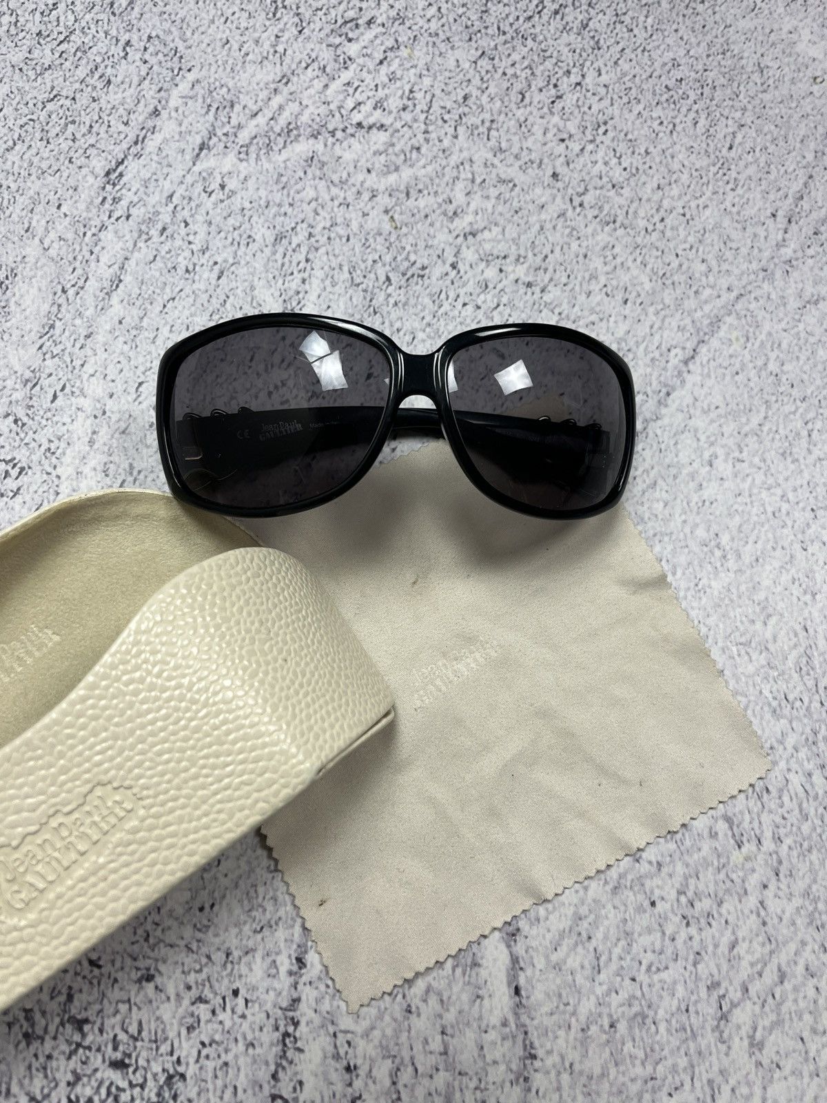 Jean Paul Gaultier Vintage x Jean Paul Gaultier Sunglasses Wrap Shield + Case Size ONE SIZE - 3 Thumbnail