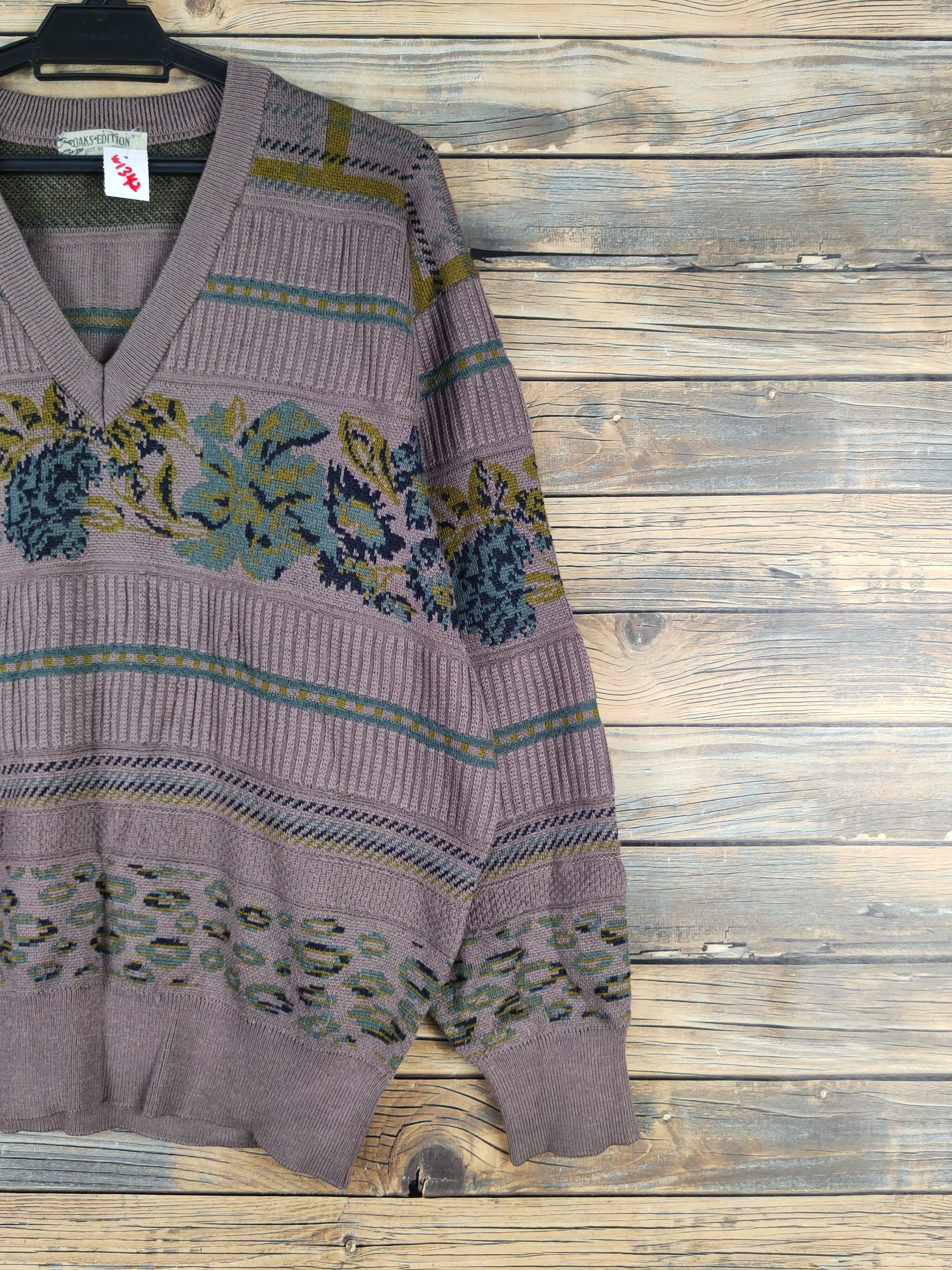 Vintage Oaks Edition Pink Knitwear Sweatshirts #W1342 Size US L / EU 52-54 / 3 - 5 Thumbnail