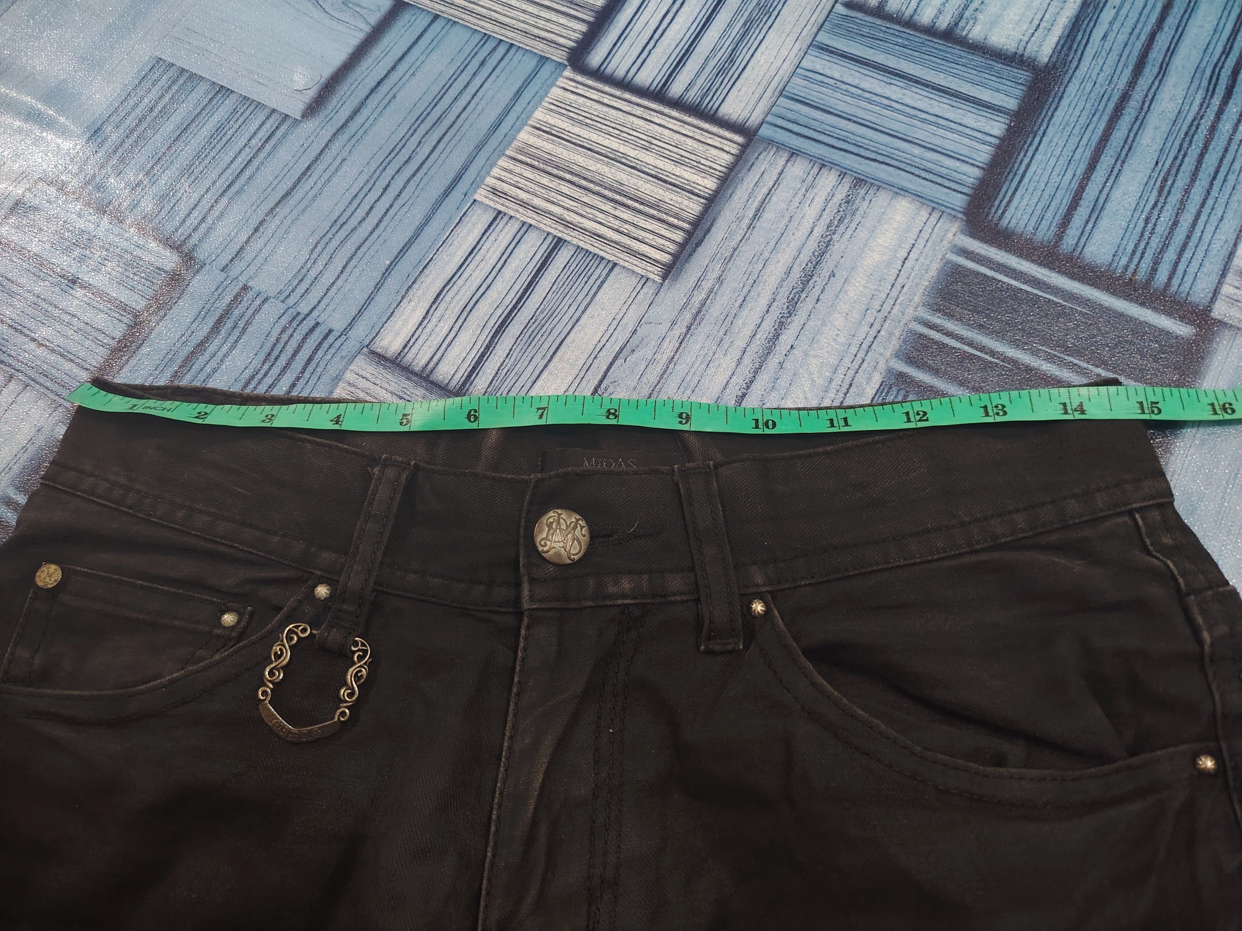 Japanese Brand Midas black pants Size US 29 - 20 Thumbnail