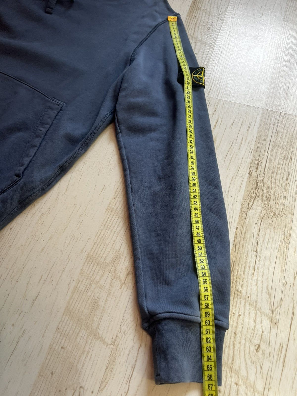 Stone Island Stone Island Hoodie Washed Blue Size M Compass Patch Size US M / EU 48-50 / 2 - 18 Thumbnail