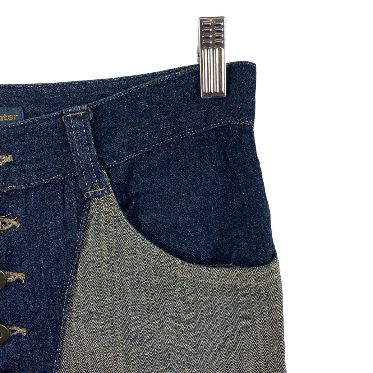 Japanese Brand FISH IN WATER hybrid flare blue jeans japanesebrand Size US 28 / EU 44 - 6 Thumbnail