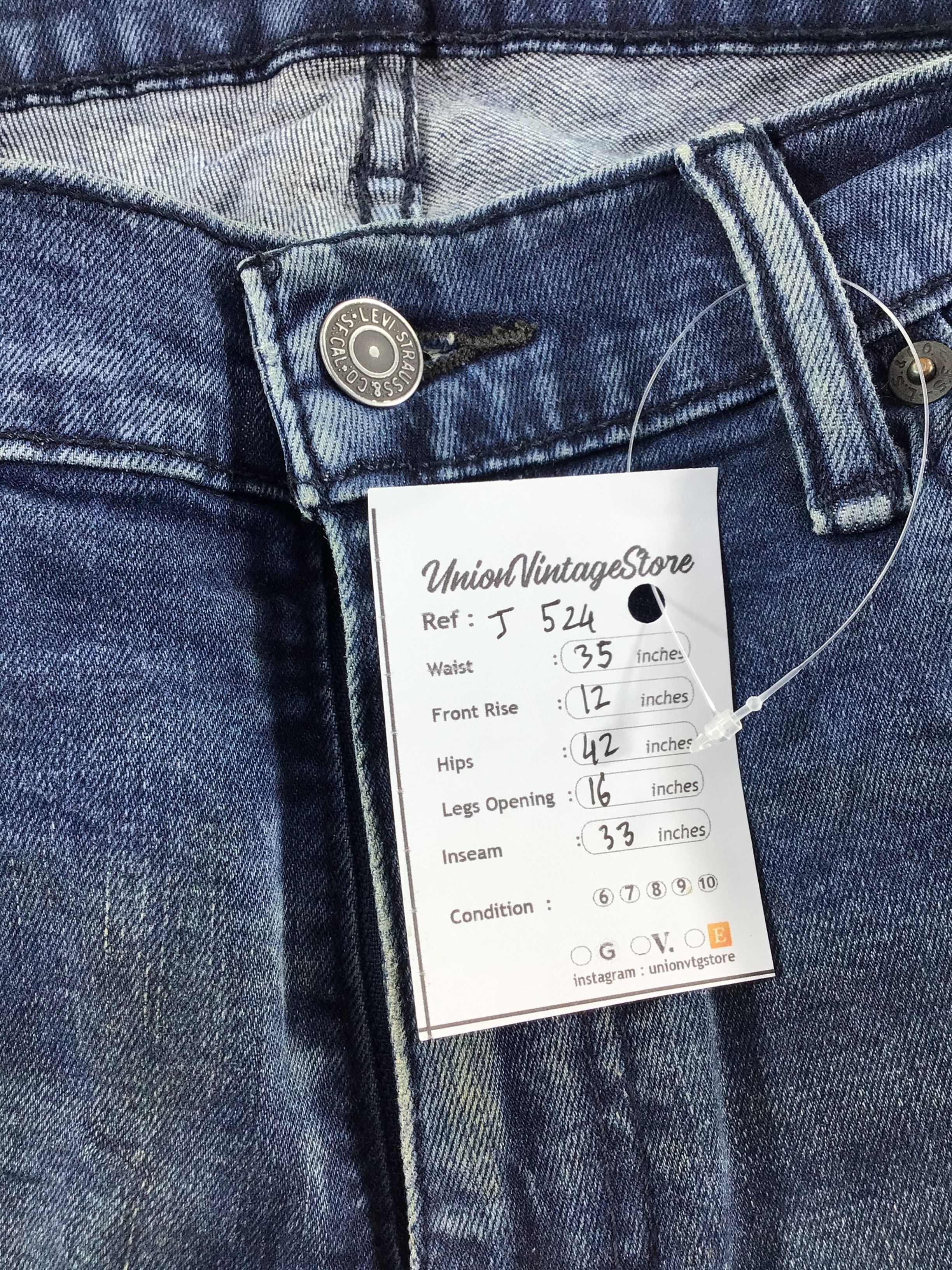 Levi's Vintage Levis 515 Jeans Rusty Blue Wash Denim -J524 Size US 34 / EU 50 - 13 Thumbnail