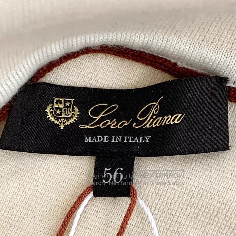 Loro Piana Loro Piana 24 Model Beige Wool Collar Long Sleeve Knitted Size US XL / EU 56 / 4 - 5 Thumbnail