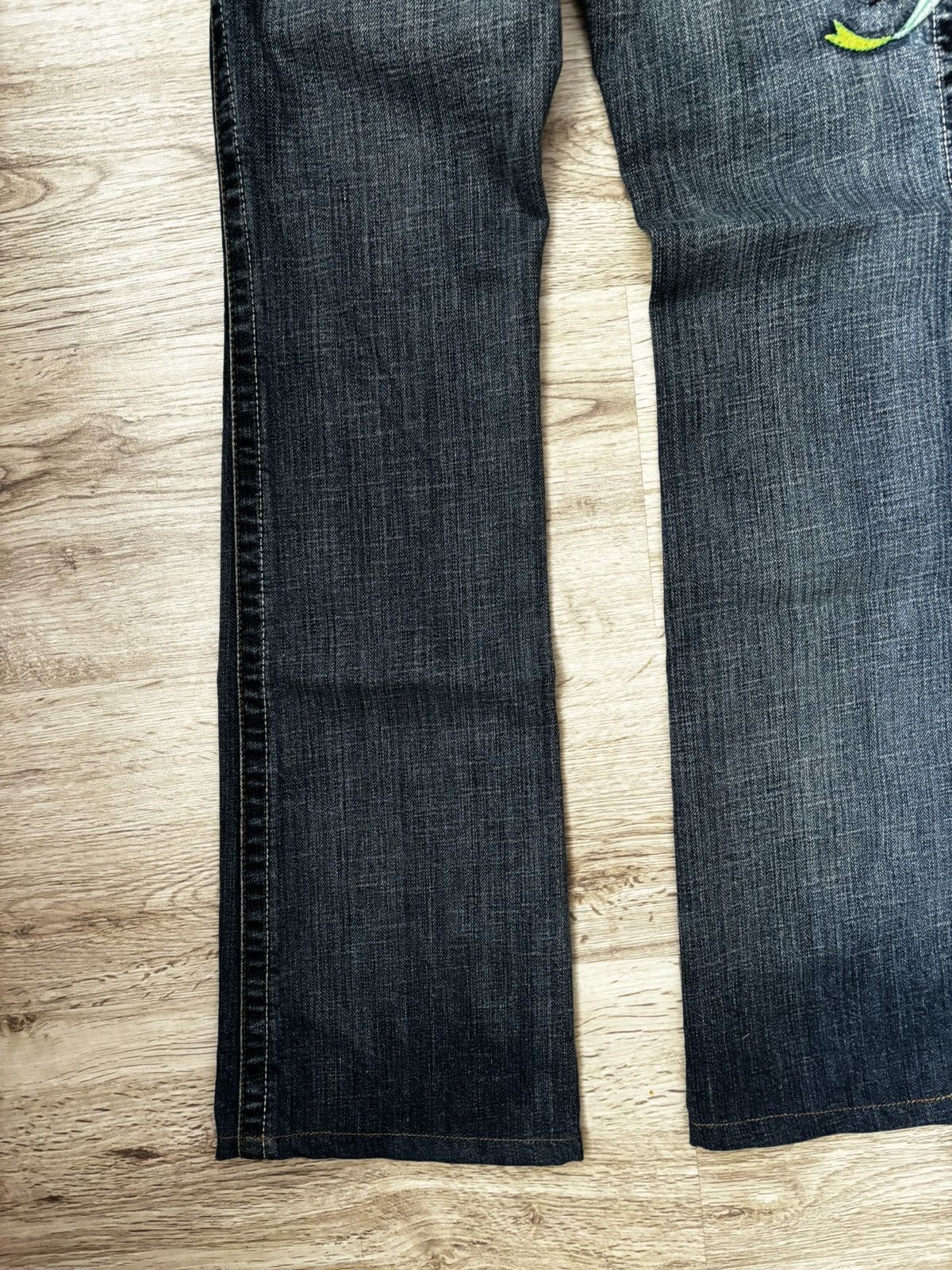 Other People of the World Vintage Y2K Flare Jeans Made in USA Size 25" / US 0 / IT 36 - 7 Thumbnail