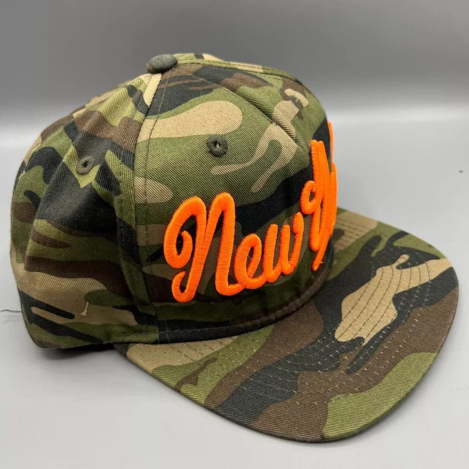 Other New York Hat Men Green Camouflage Kbethos Snap Back Cap Size ONE SIZE - 3 Thumbnail
