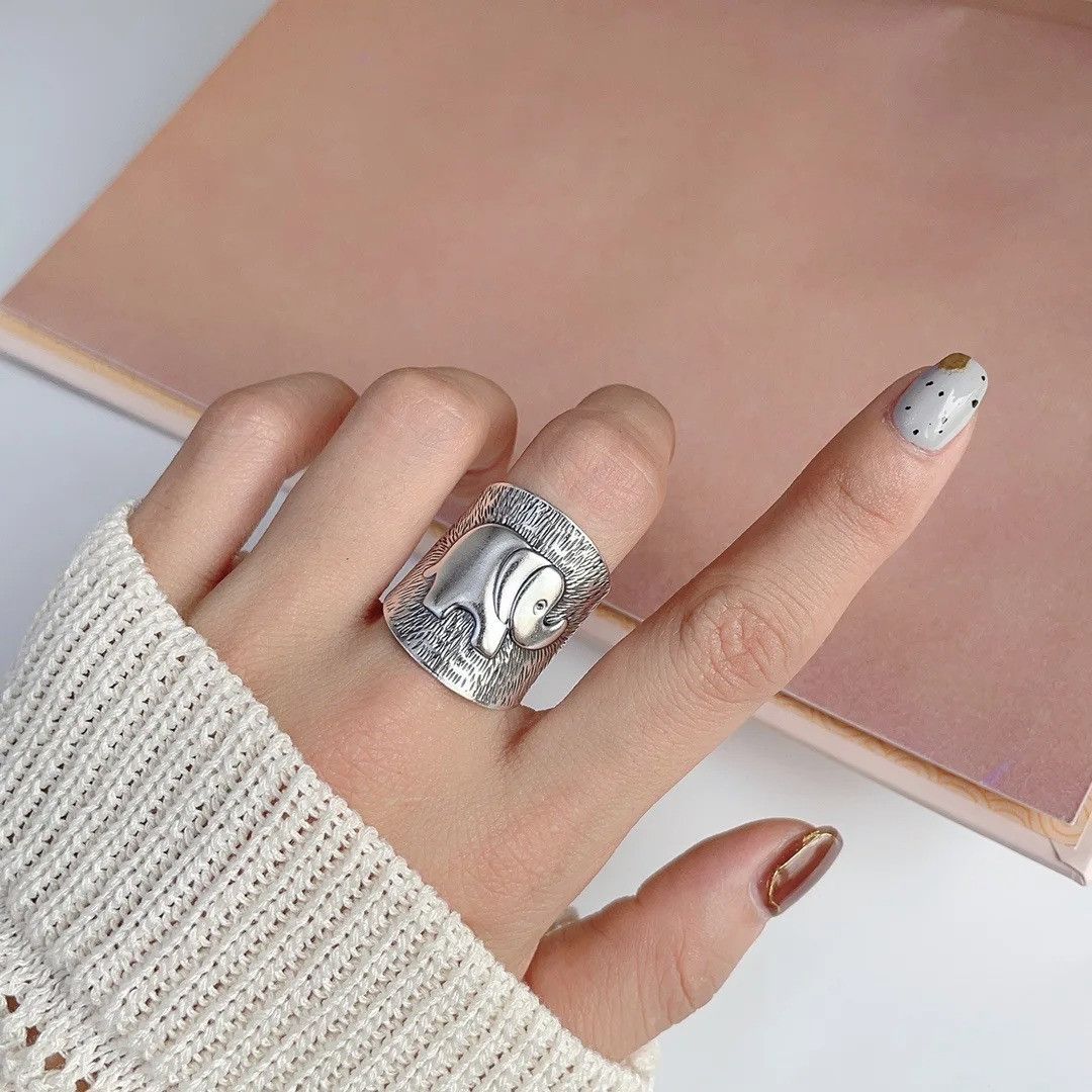 Japanese Brand × Jewelry × Vintage Elephant Wide Ring Size ONE SIZE - 4 Thumbnail