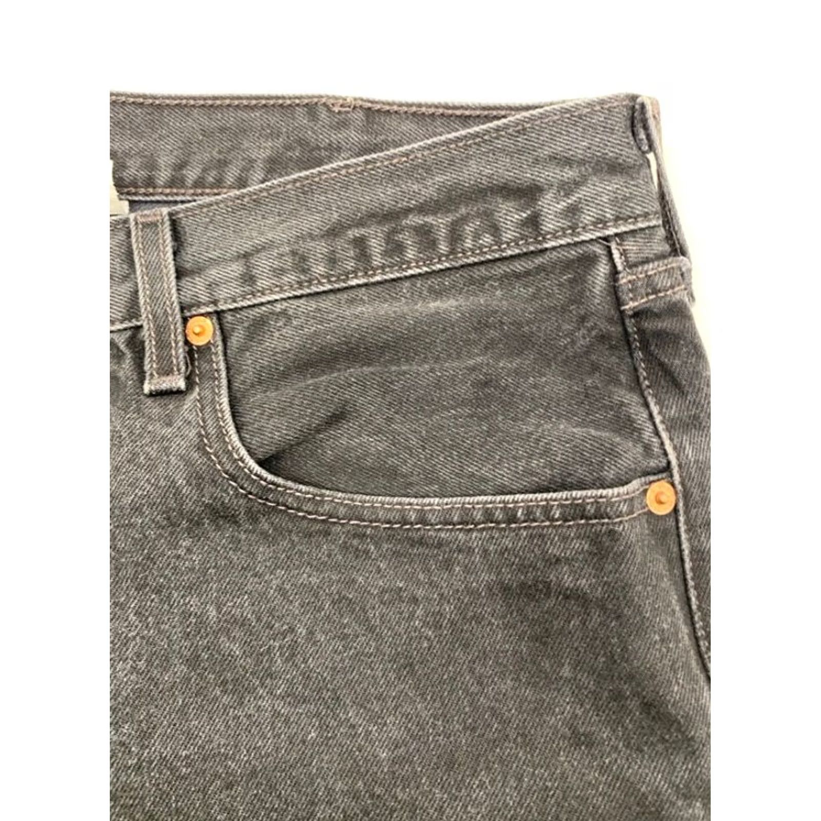 Levi's Levi's 501 Black Denim Jeans Mens 38 Regular Button Fly Straight Levi's 501 Black Denim Jeans Mens 38x32 Button Fly Straight Leg 3293 Size US 38 / EU 54 - 5 Thumbnail