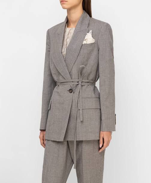 Brunello Cucinelli Wool & Linen Jacket Size XS / US 0-2 / IT 36-38 - 1 Thumbnail