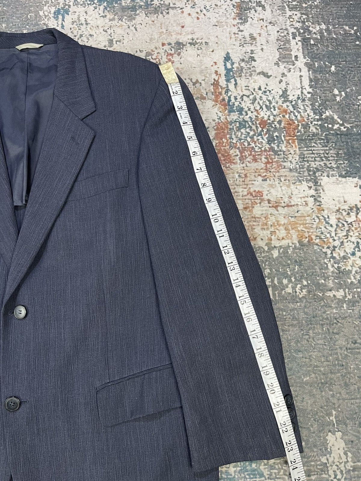 Japanese Brand D’Urban Modular Crumpled Weave Blazer Size US L / EU 52-54 / 3 - 12 Thumbnail