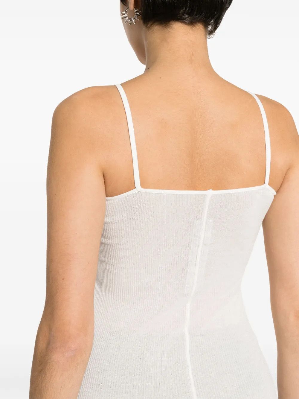 Rick Owens o1y0126 Tank Top in White Size XS / US 0-2 / IT 36-38 - 4 Thumbnail