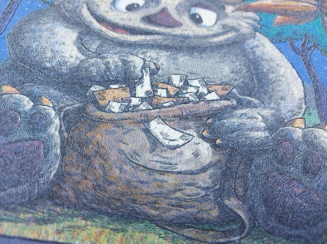 Vintage VTG WILD ABOUT READING WHERE THE WILD THINGS ARE parody TER Size US XL / EU 56 / 4 - 8 Thumbnail