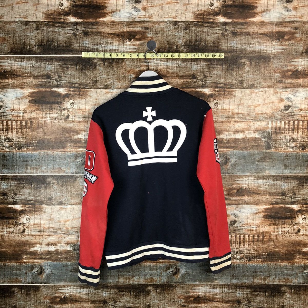 Japanese Brand Baby Doll Red Bomber varsity Jacket #A1383 Size M / US 6-8 / IT 42-44 - 17 Thumbnail