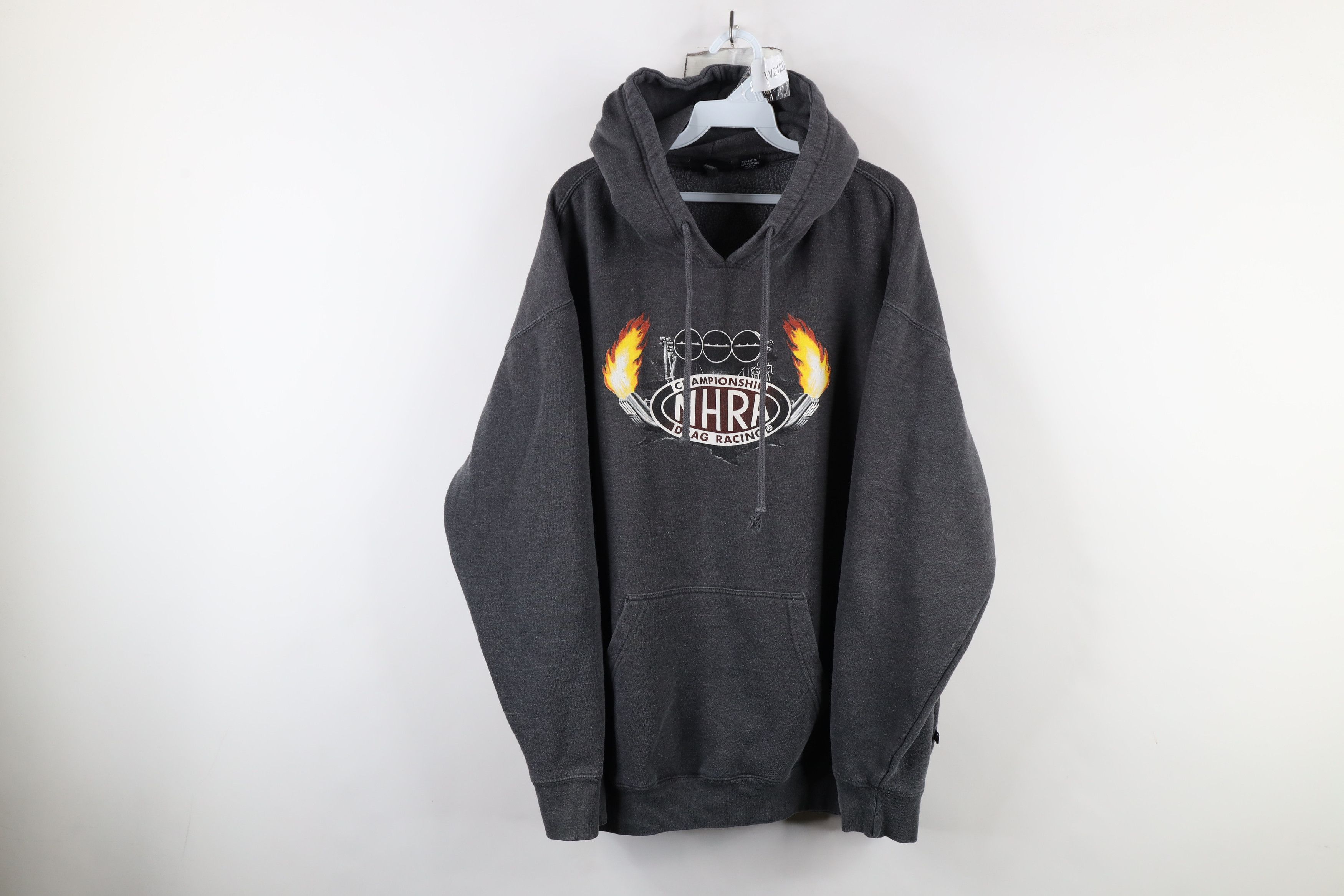 Vintage Vintage Championship Racing Skull Fire Hoodie Sweatshirt Size US XXL / EU 58 / 5 - 1 Thumbnail