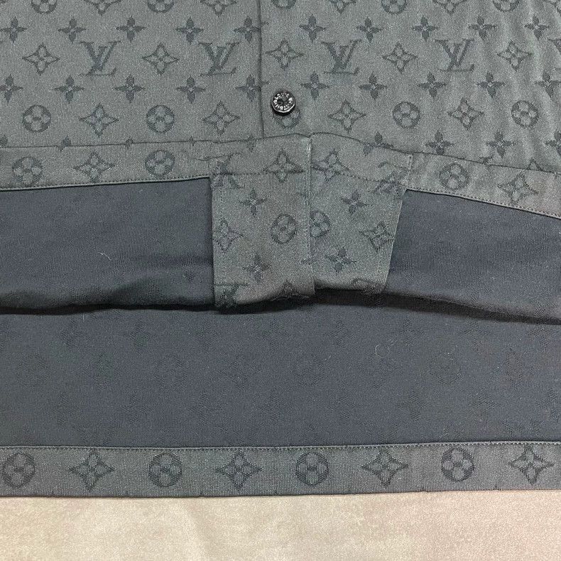 Louis Vuitton Louis Vuitton Black full print NBA co-branded shirt Size US XL / EU 56 / 4 - 3 Thumbnail