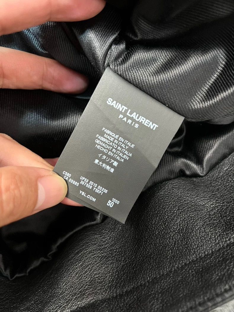 Saint Laurent Paris Saint Laurent SLP Leather Moto Jacket- Size US L / EU 52-54 / 3 - 7 Thumbnail