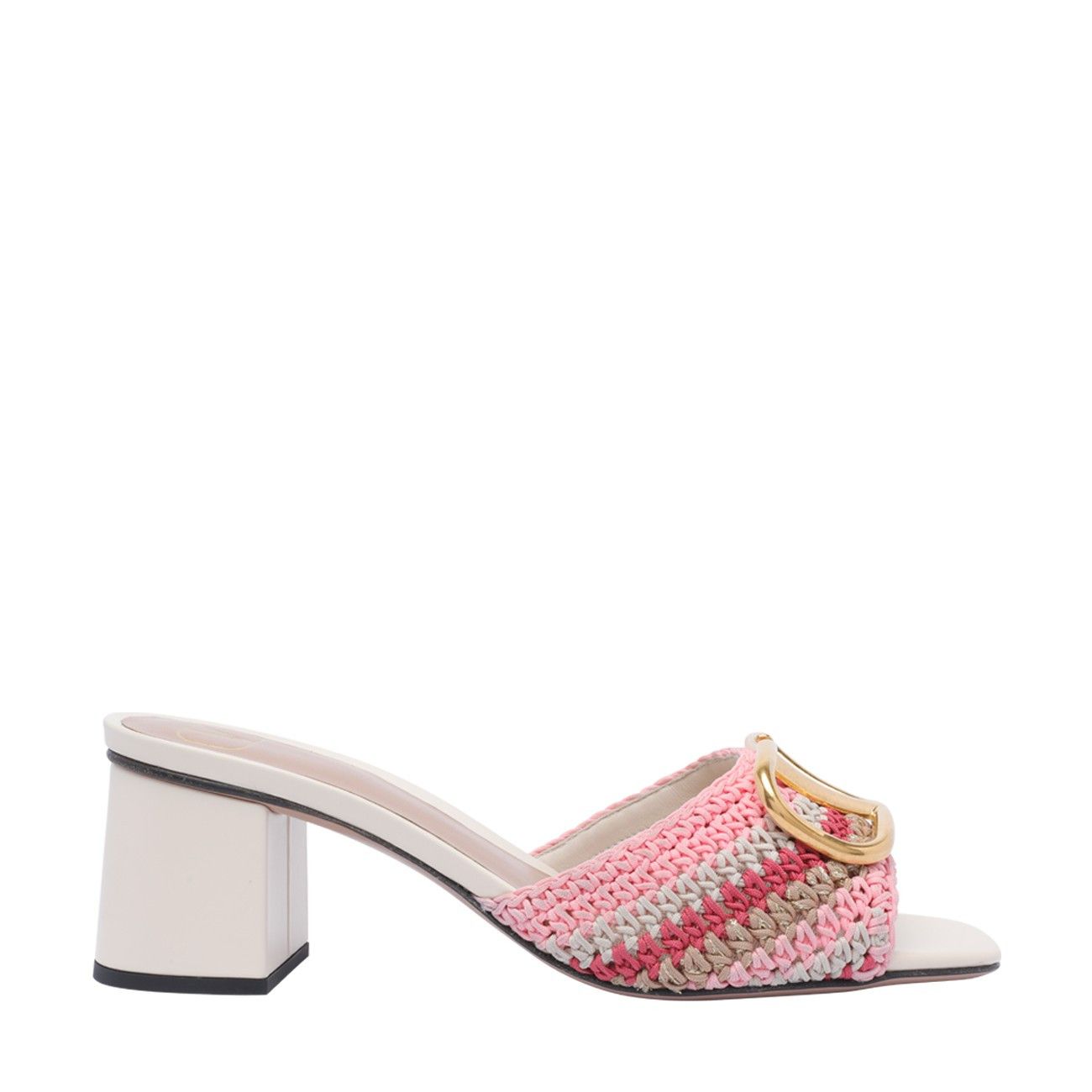 CROCHET VLOGO SIGNATURE SLIDE SANDALS