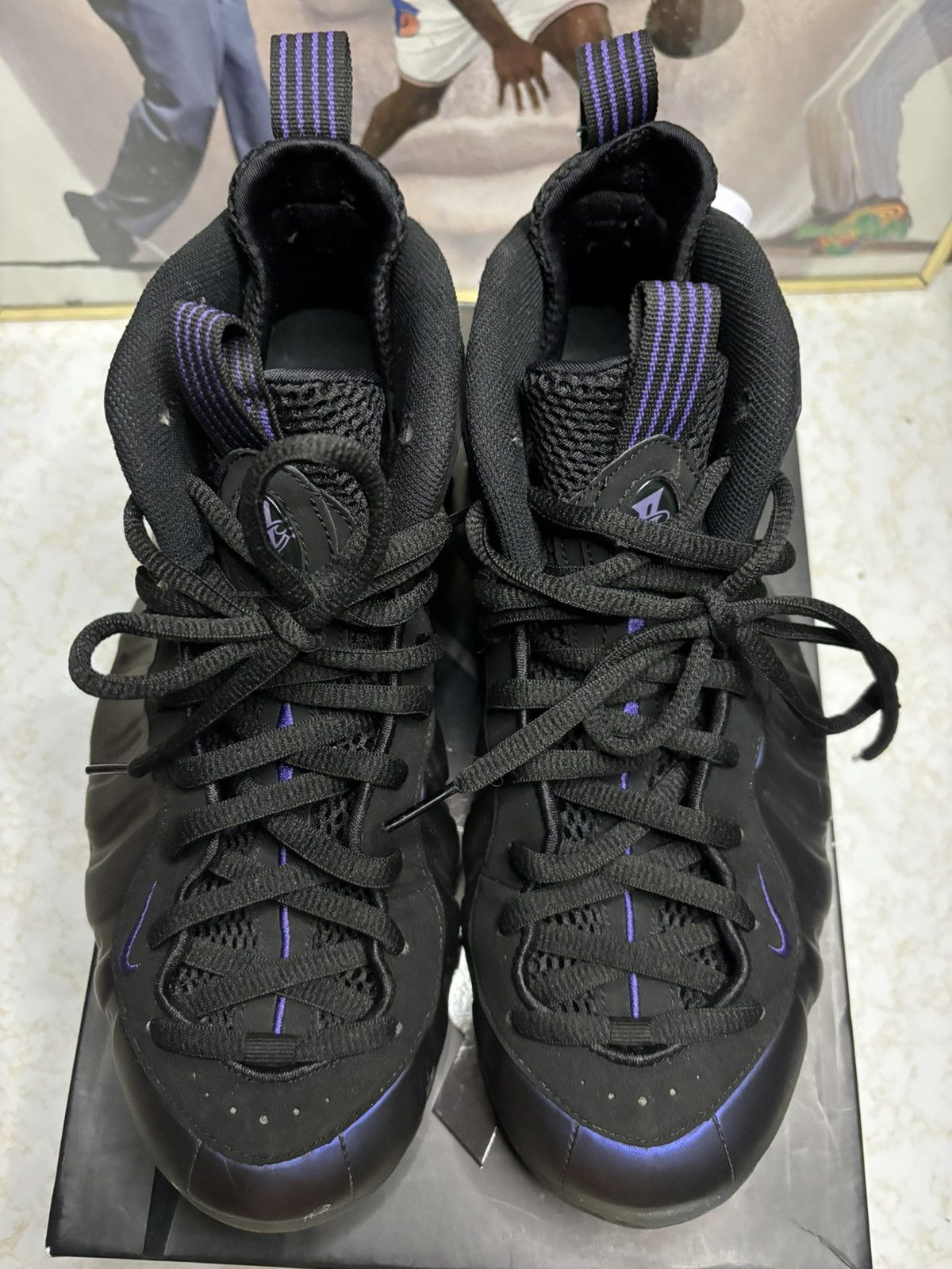Jordan Brand Nike Foamposite ‘eggplant’ Size US 9.5 / EU 42-43 - 2 Thumbnail