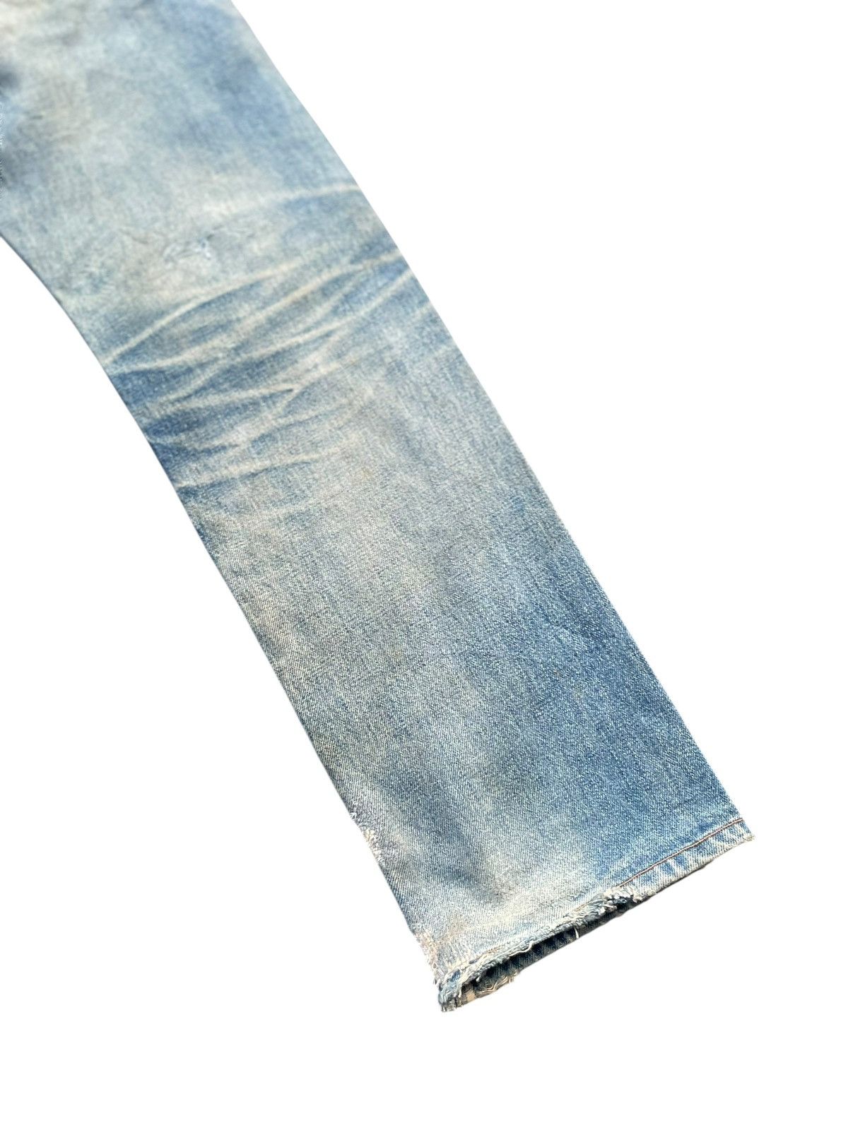 HRMTG Vintage Iron HR Market Selvedge Distresed Denim Size US 31 - 10 Thumbnail