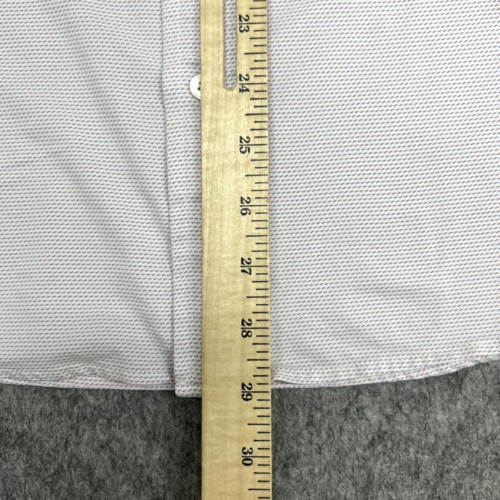 Rhone Rhone Shirt Mens M White Stripe Regular Stretch Dress Work Office Business Size 40R - 5 Thumbnail