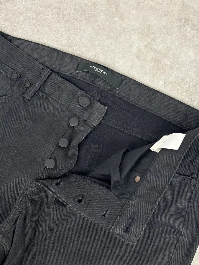 Givenchy SS2011 Givenchy Black Slim Denim Jeans by Riccardo Tisci Size US 32 / EU 48 - 9 Thumbnail