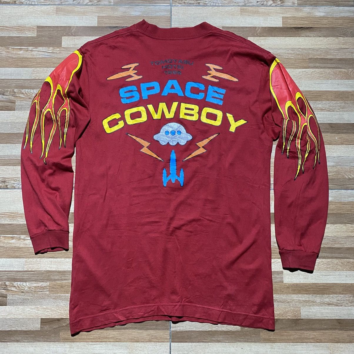 Vintage Vintage Space Cowboy Tour Longsleeve Shirt Size US M / EU 48-50 / 2 - 1 Thumbnail