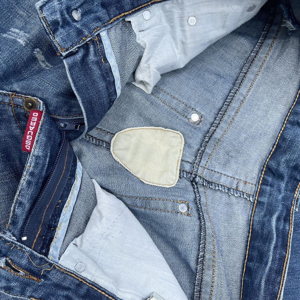 Dsquared2 DSQUARED2 WASHED DISTRESSED DENIM PANTS Size US 30 / EU 46 - 11 Thumbnail