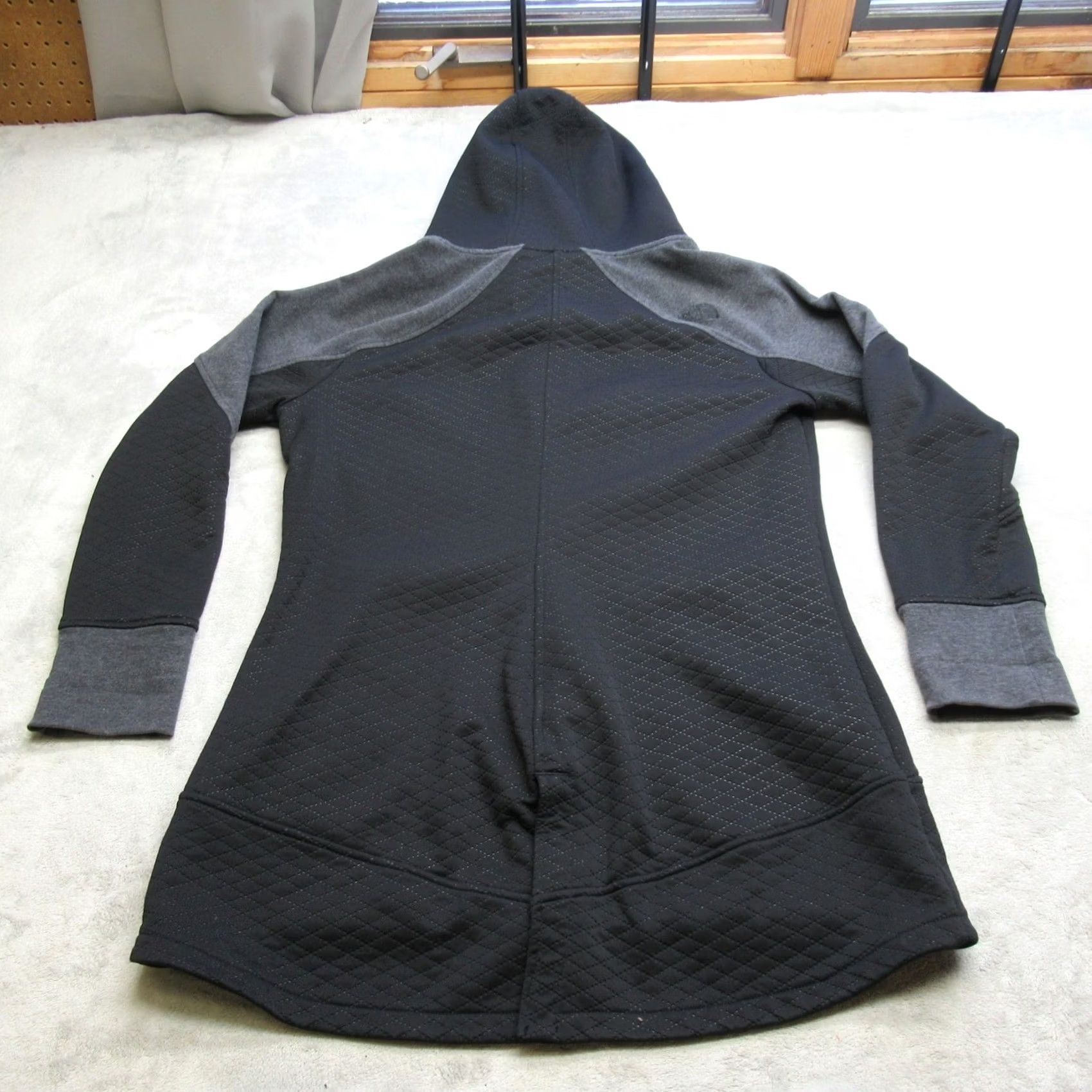 The North Face The North Face Jacket Womens Large Black Fleece Quilted Lined Hooded Full Zip Size L / US 10 / IT 46 - 2 Thumbnail