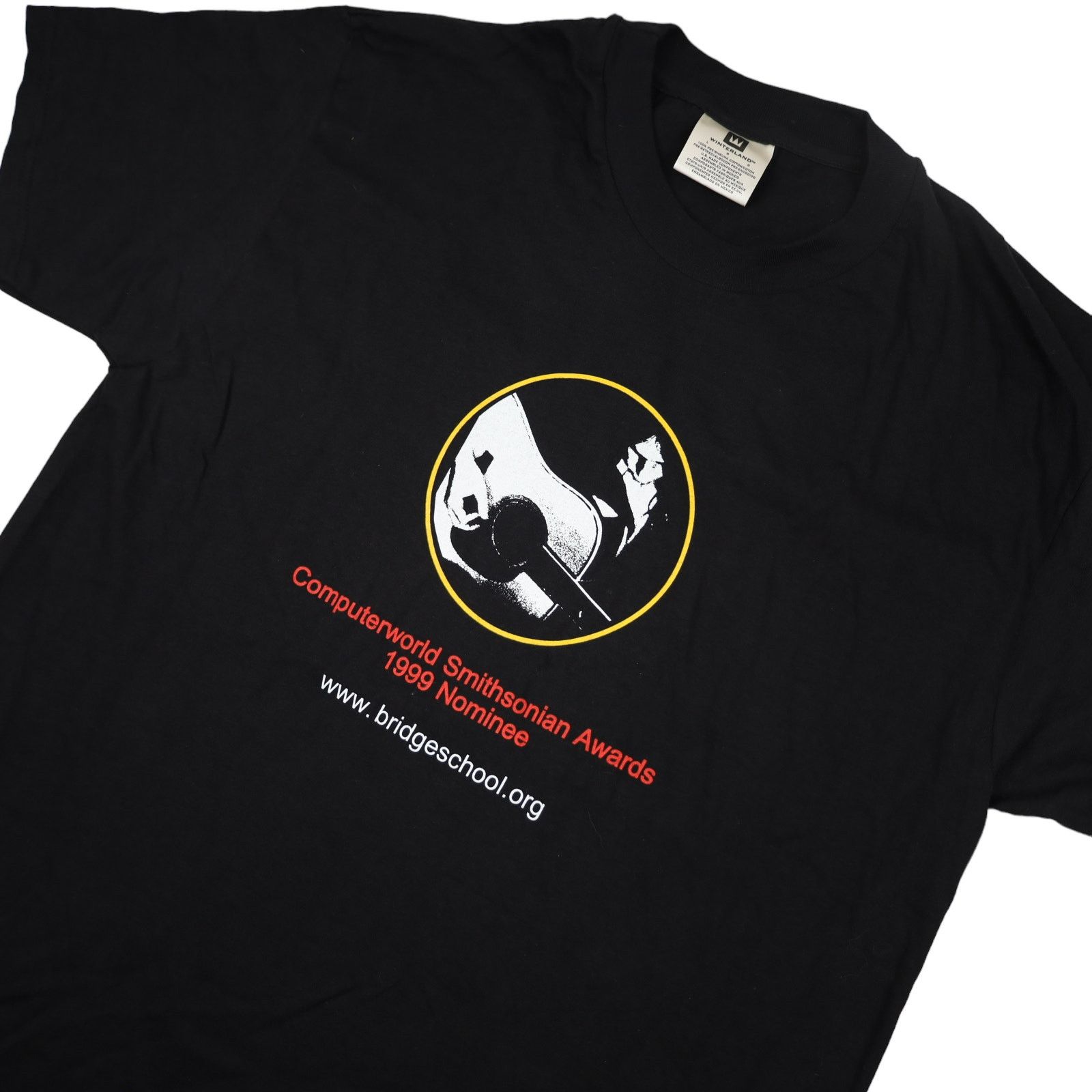 Band Tees × Vintage Vintage 1999 Neil Young Solo Smithsonian Graphic T Shirt Size US L / EU 52-54 / 3 - 2 Thumbnail