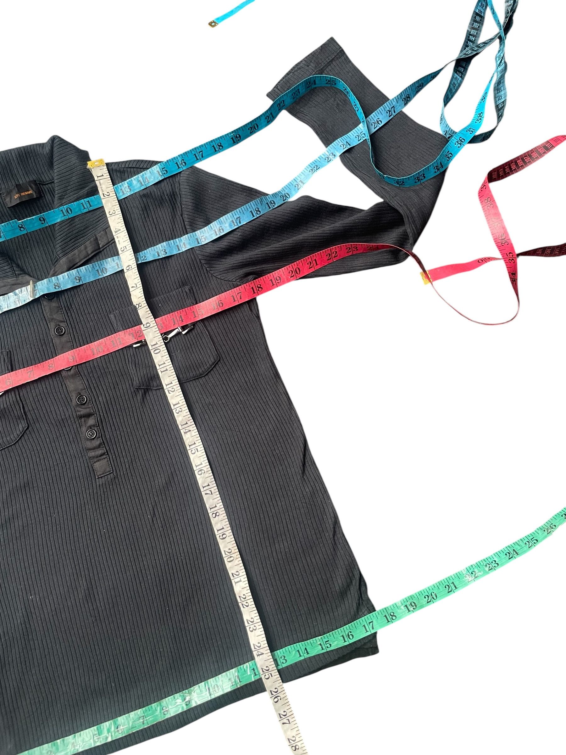 Tete Homme Tete Homme Long Sleave Polo Tshirt Size US S / EU 44-46 / 1 - 12 Thumbnail